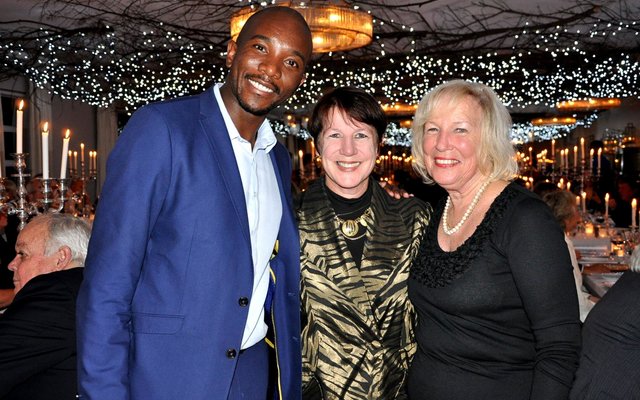 Die nuwe DA Leier, Mmusi Maimane saam met rdl Kari Brice (Overstrand) en haar moeder, Sandy Brice. 